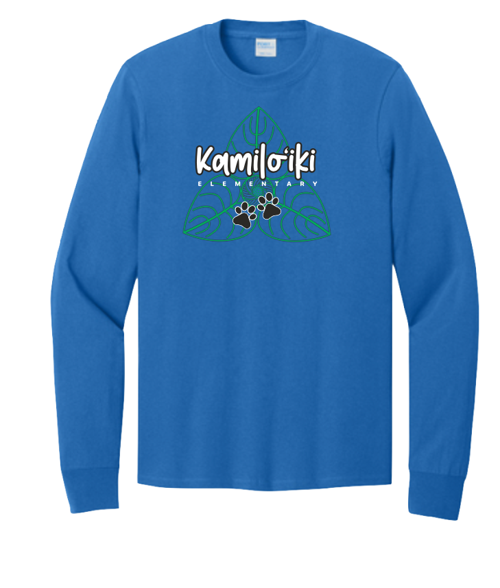 Kamiloiki Elementary Cotton T-Shirt Long Sleeve