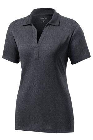 Heeia Elementary Staff - Sport-Tek Ladies Heather Contender Polo (LST660)